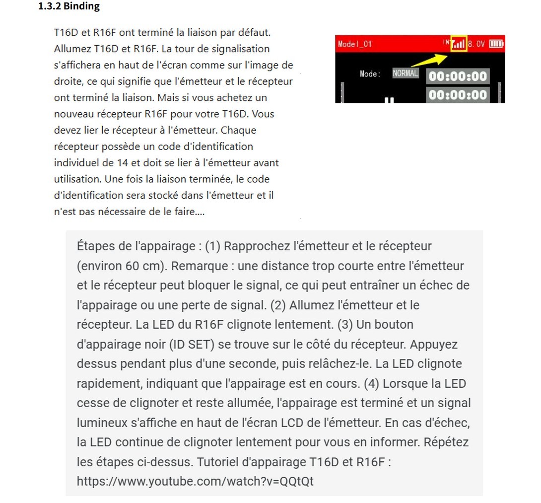 Méthode d'appairage